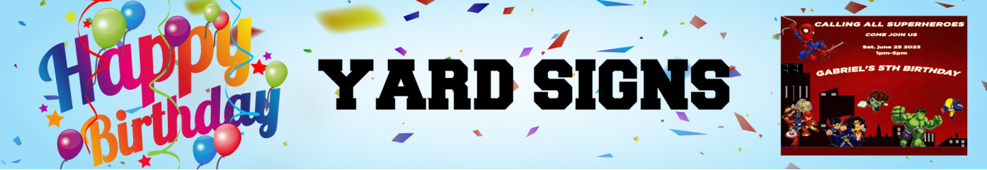 Birthday Signs